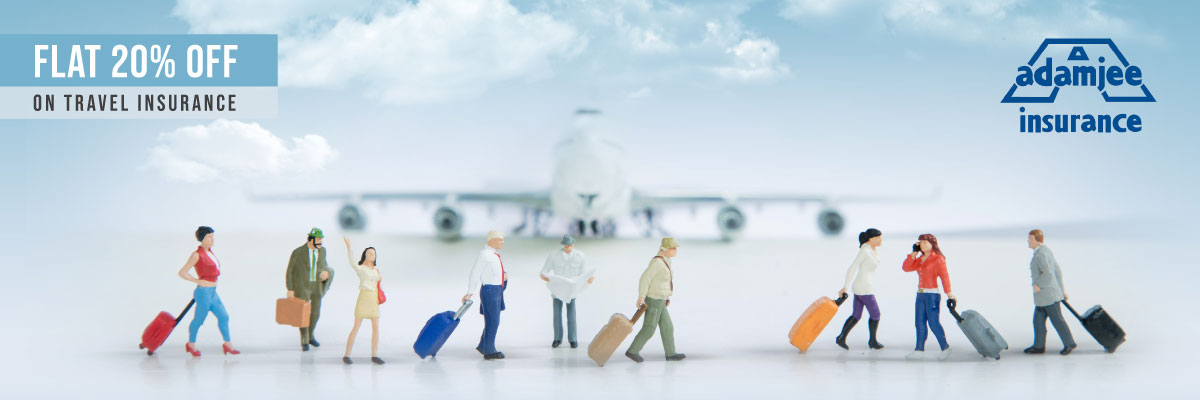 Adamjee travel insurance discount in Pakistan